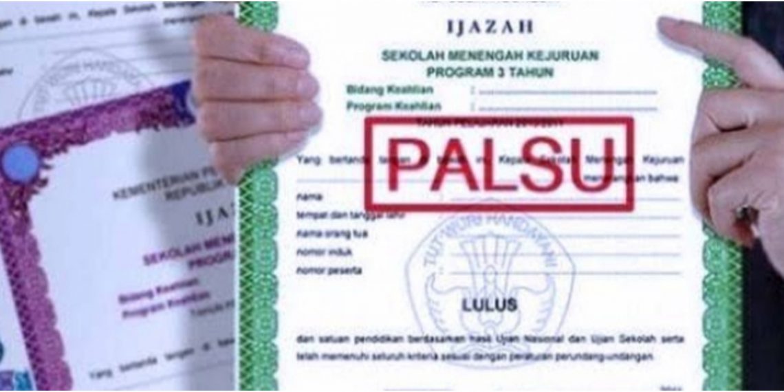 IJAZAH PALSU